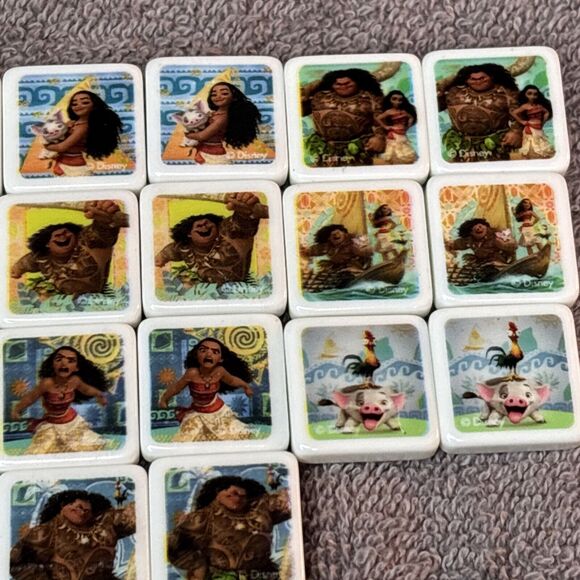 Disney Moana Memory Match Fun On The Go Set Of 36 Spin Master (No Instructions) - Picture 6 of 11
